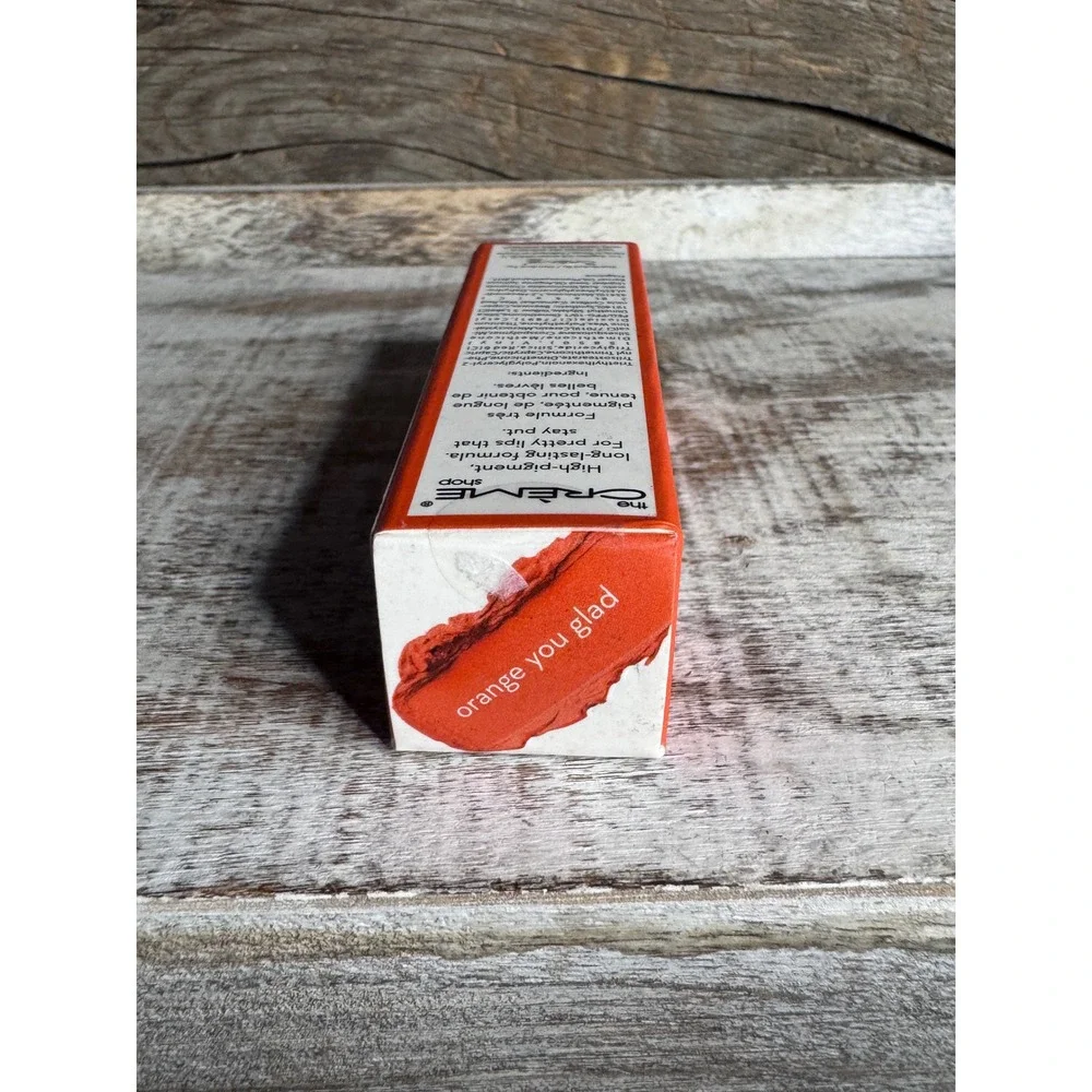 The Creme Shop Read My Lipstick | Orange You Glad | Velvety Matte | MSRP $12